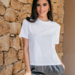 T-shirt λευκό με στρας