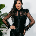 Πουκάμισο μαύρο see through.