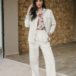 Τζάκετ πουκάμισο μπεζ