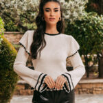 Μπλούζα πλεκτή μπεζ