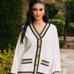 Zακέτα πλεκτή μπεζ