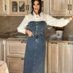 Φόρεμα στράπλες  τζιν ανοιχτό μπλε