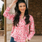 Πουκάμισο ματζέντα-άσπρο