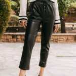 Παντελόνι δερματίνη μαύρο