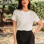 Μπλούζα πλεκτή άσπρη