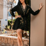 Φόρεμα mini μαύρο