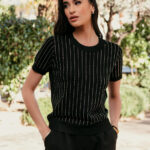 Μπλούζα πλεκτή μαύρη