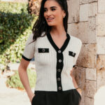 Μπλούζα πλεκτή άσπρη