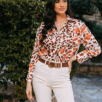 Πουκάμισο σατέν εμπριμέ