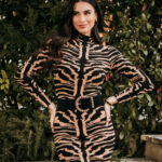 Φόρεμα mini λεοπάρ