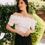 Μπλούζα άσπρη off shoulder