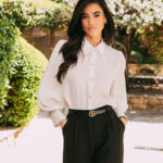 Πουκάμισο άσπρο με στρας