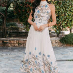 Φόρεμα λευκό maxi