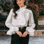 Πουκάμισο σατέν λευκό