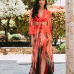 Φόρεμα εμπριμέ maxi