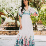 Φόρεμα maxi άσπρο