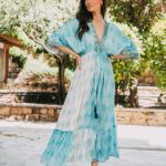 Φόρεμα maxi γαλάζιο