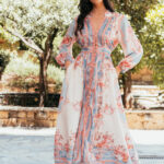 Φόρεμα maxi εμπριμέ