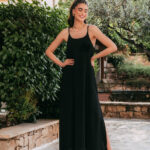 Φόρεμα maxi μαύρο