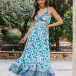 Φόρεμα maxi γαλάζιο