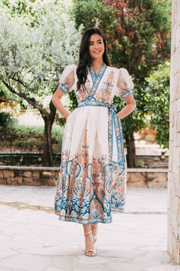 Φόρεμα maxi εκρού - Image 2