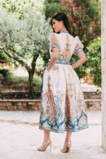 Φόρεμα maxi εκρού - Image 7
