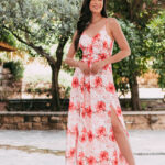 Φόρεμα maxi ροζ