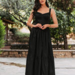 Φόρεμα maxi μαύρο