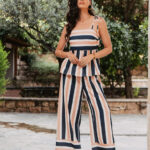 Σετ μπλούζα - παντελόνι μπλε