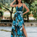 Φόρεμα maxi πράσινο