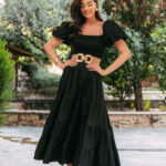 Φόρεμα maxi μαύρο