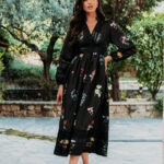 Φόρεμα maxi μαύρο