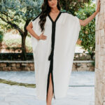 Φόρεμα maxi άσπρο