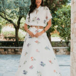 Σετ πουκάμισο - φούστα άσπρο