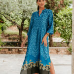 Φόρεμα maxi γαλάζιο