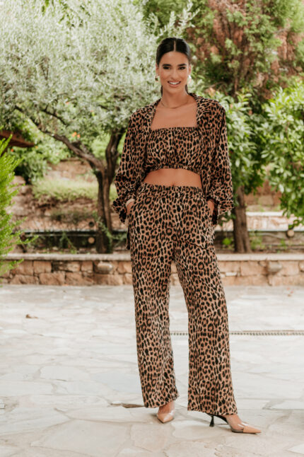 Σετ 3 pieces leopard print