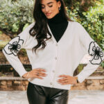 Ζακέτα πλεκτή άσπρη