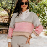 Μπλούζα πλεκτή πολύχρωμη