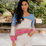 Μπλούζα πλεκτή πολύχρωμη