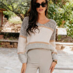 Μπλούζα πλεκτή πολύχρωμη