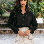 Πουκάμισο μαύρο με στρας