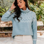 Μπλούζα με ζιβάγκο μάλλινη βεραμάν