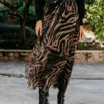 Φούστα midi τούλινη