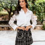 Πουκάμισο άσπρο κιπούρ με εσωτερική φόδρα