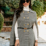 Κάπα με γιακά και ζώνη