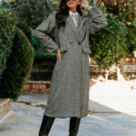 Παλτό σκούρο γκρι