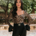 Κορμάκι leopard με φραμπαλά