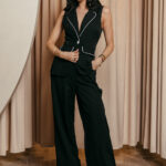 Σετ γιλέκο παντελόνι μαύρο