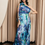 Φόρεμα maxi γαλάζιο