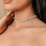 Κολιέ τσοκερ με στρας χρυσό